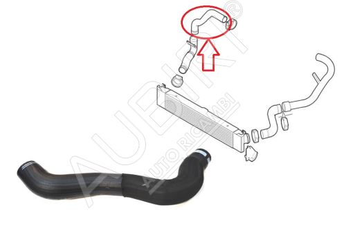 Charger Intake Hose Fiat Ducato 2006-2011 2.3 from intercooler to throttle