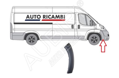 Protective trim Fiat Ducato 2006-2014 right, bumper trim