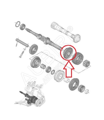 3rd gear wheel Citroën Berlingo, Partner since 2008, 35 teeth