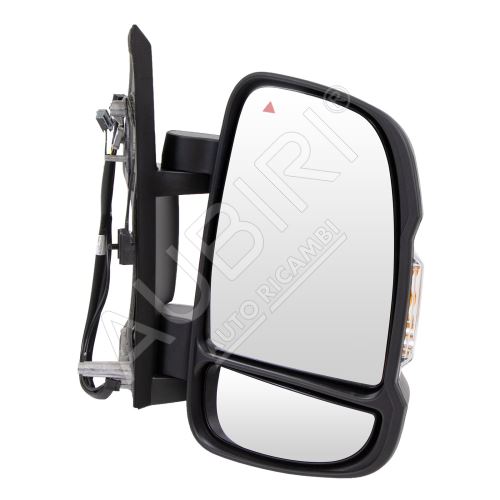 Rear view mirror Fiat Ducato 2014-2023 right, short, electric 16W, blind spot, AM/FM