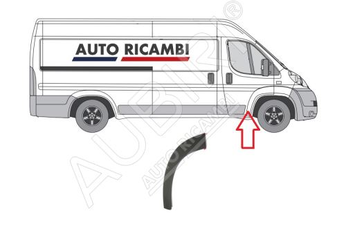 Protective trim Fiat Ducato since 2006 right, door trim