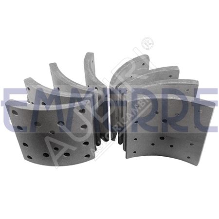 Brake lining material Iveco Trakker 410mm, type Rockwell