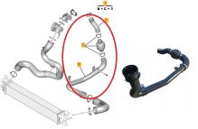 Charger Intake Hose Citroën Jumper, Peugeot Boxer since 2016 2.0/2.2 BlueHDi from turbo (1)