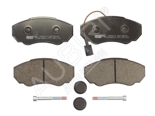 Brake pads Fiat Ducato 1995-2006 front, 1-sensor, Q11/15