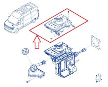 Brake fluid reservoir Renault Master IV since 2024 for ABS pump