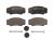 Brake pads Fiat Ducato 1994-2006 front, 1-sensor, Q18 Maxi