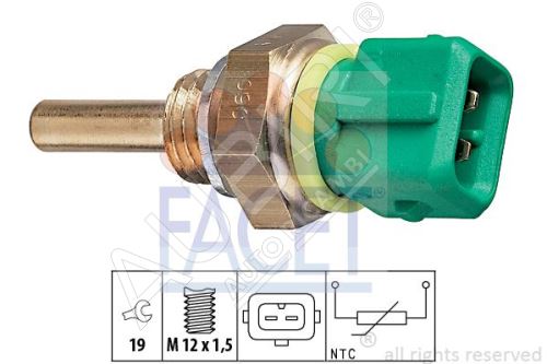 Water temperature sensor Fiat Ducato 230 2.0