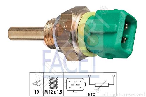 Water temperature sensor Fiat Ducato 230 2.0