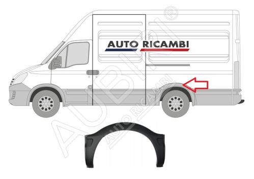 Protective trim Iveco Daily 2000-2014 left/right, fender trim