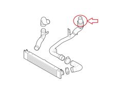 Charger Intake Hose Fiat Ducato 2006-2011 2.2 from turbocharger to intercooler, ending