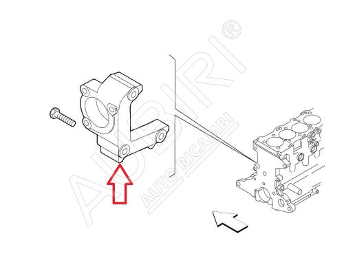 Driveshaft bearing holder Fiat Ducato since 2021 2.2D - M35