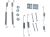 Parking brake spring set Fiat Ducato 1994-2002 rear