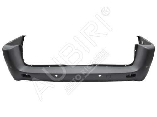 Rear bumper Fiat Scudo since 2007 for varnishing, with parking sensors - long version