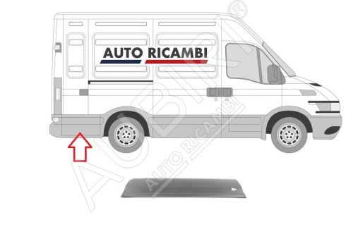 Protective trim Iveco Daily 2000-2014 right, behind the rear wheel