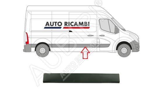 Protective trim Renault Master since 2010 right, sliding door 1465 mm