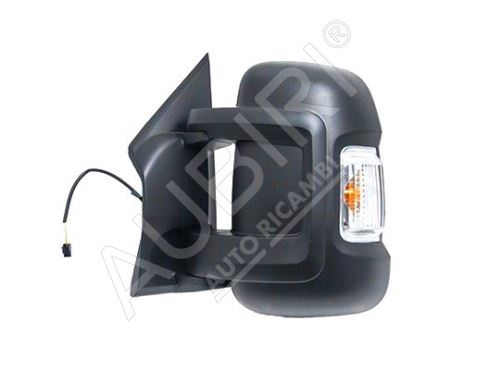 Rear View mirror Fiat Ducato since 2011 left short 80mm, electric, with sensor, 16W, 4-PIN