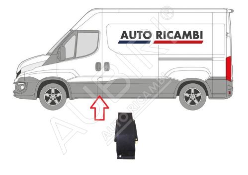 Protective trim Iveco Daily since 2014 left, behind the front door, B-column