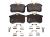 Brake pads Citroën Berlingo, Partner 1997-2011 rear, with accessories