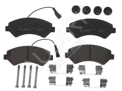 Brake pads Fiat Ducato since 2006 front Q17H, 2-sensors, with accessories