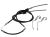Handbrake cable Ford Transit 1991-2000 rear, 2730/2x940+231 mm