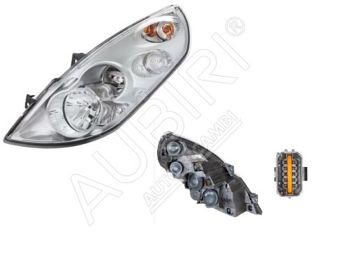 Headlight Renault Master since 2010 left H1+H7, 6-PIN