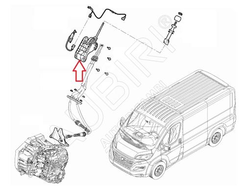 Gear lever Fiat Ducato since 2021 2.2D