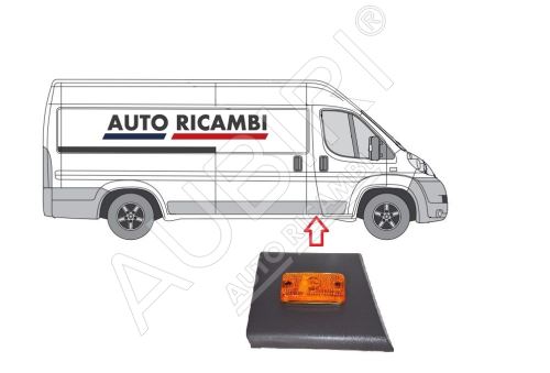 Protective trim Fiat Ducato since 2006 right, behind the front door, B-column - Maxi