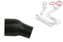 Charger Intake Hose Fiat Ducato 2006-2011 2.2 from turbocharger to intercooler, ending (2)