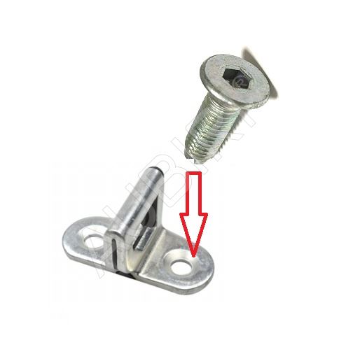 Door lock latch bolt Fiat Ducato
