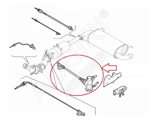 ADBlue injector Fiat Ducato since 2021 2.2D