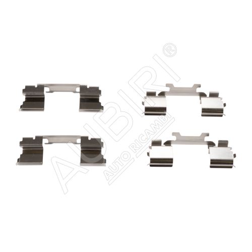 Repair kit Fiat Ducato 2006-2014 front, brake pads pressure plates, 4pc