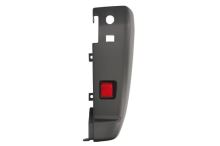 Rear bumper Fiat Ducato since 2014 right corner 180, black