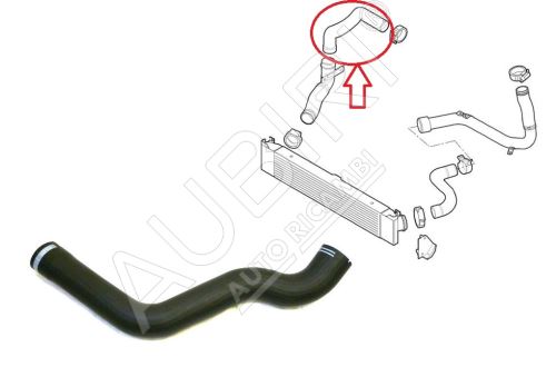 Charger Intake Hose Fiat Ducato since 2006 3.0 from intercooler to throttle