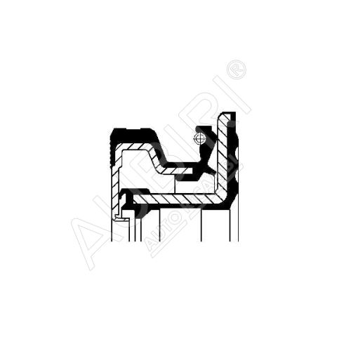 Differential shaft seal Iveco Daily since 2000 35C/50C