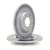 Brake disc Citroën Berlingo, Partner since 2018 rear, 268 mm, set of 2 pcs