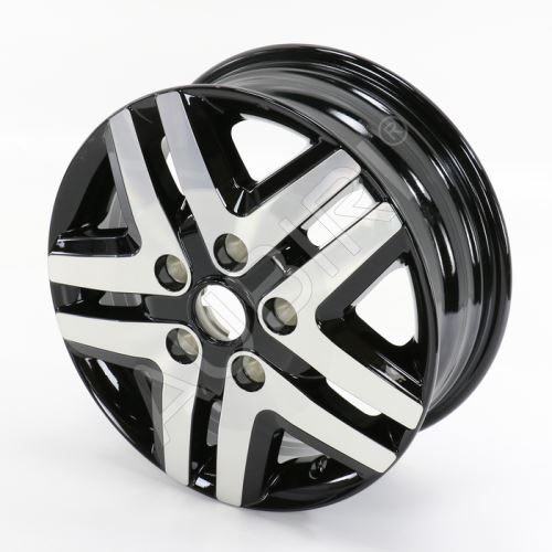 Light alloy rim Fiat Ducato since 2006 6Jx16", 5x130 mm, ET68, alloy wheel, black and gray