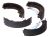 Handbrake shoes Fiat Ducato 1994-2002 Q10/14 rear, 254mm, type TRW