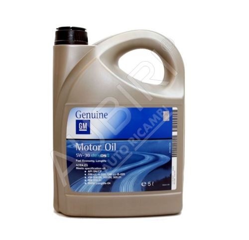 Engine oil OPEL/GM Dexos2 5W30 5L