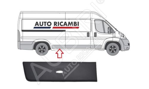 Protective trim Fiat Ducato since 2006 right, in front of the rear wheel, 80cm - Maxi