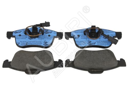 Brake pads Fiat Doblo since 2010, Combo 2011-2018 front, 2-sensors, system ATE