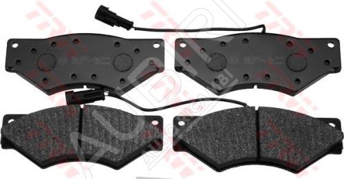 Brake pads Iveco TurboDaily 1996-2000 59-12 front, 2-sensors