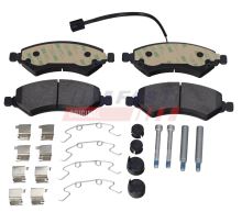 Brake pads Fiat Ducato, Jumper, Boxer, Movano since 2023 front, with accessories