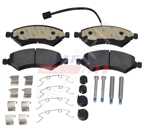 Brake pads Fiat Ducato, Jumper, Boxer, Movano since 2023 front, with accessories