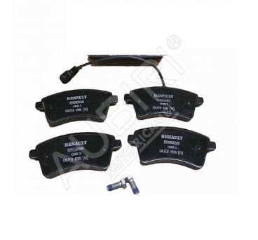 Brake pads Renault Kangoo since 2008 front, 15"/16" wheels, 1-sensor