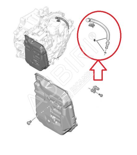 Automatic transmission breather valve Citroën Berlingo, Peugeot Partner