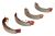 Brake shoes Citroën Berlingo, Peugeot Partner 1996-2018