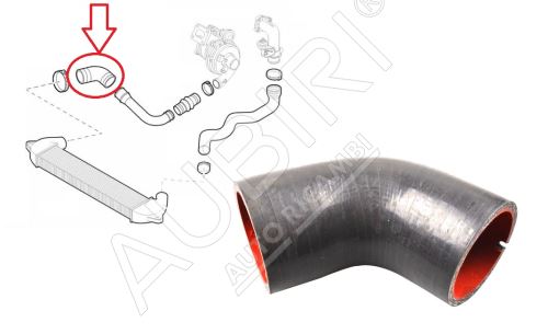 Charger Intake Hose Fiat Doblo 2000-2005 1.9D from turbocharger to intercooler