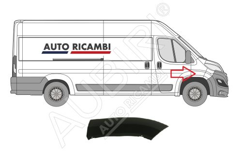 Protective trim Fiat Ducato since 2014 right, fender trim