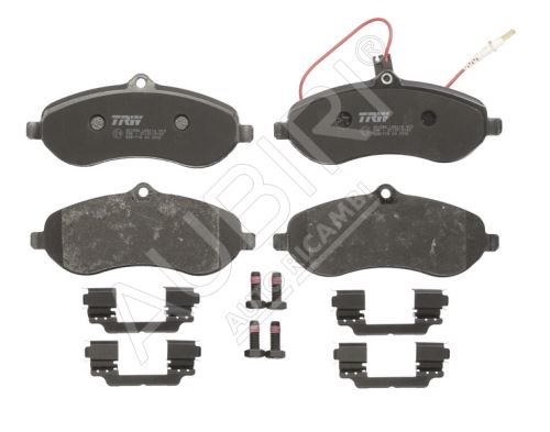 Brake pads Fiat Scudo 2007-2016 1.6/2.0D front, 1-sensor, with accessories