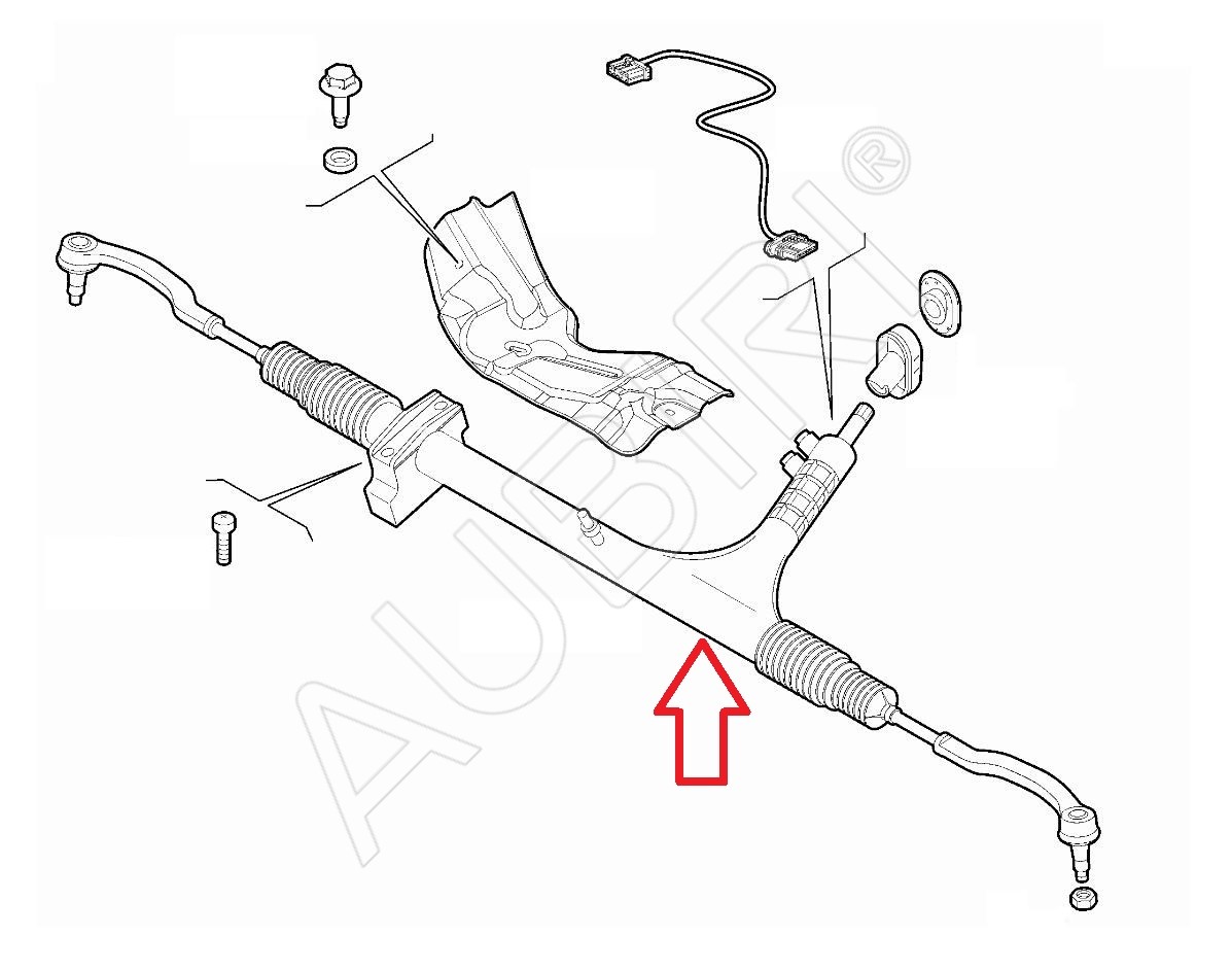 Power steering rack Fiat Ducato, Jumper, Boxer, Movano since 2021 ...